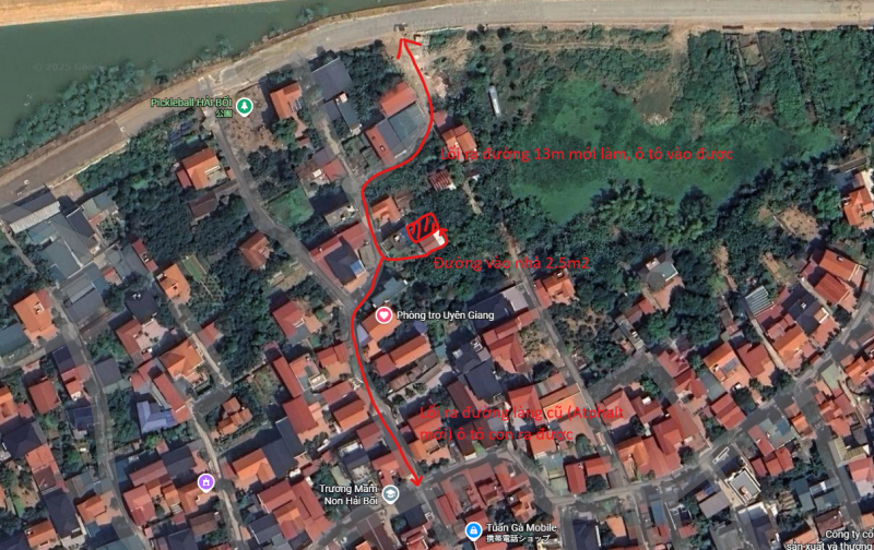 Bán đất sổ đỏ chính chủ thôn Hải Bối gần dự án thành phố thông minh BRG